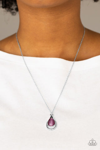 Just Drop It Purple Paparazzi Necklace