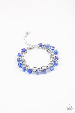 Life of the Block Party Blue Paparazzi Bracelet