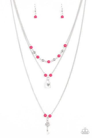 Major Key Pink Paparazzi Necklace