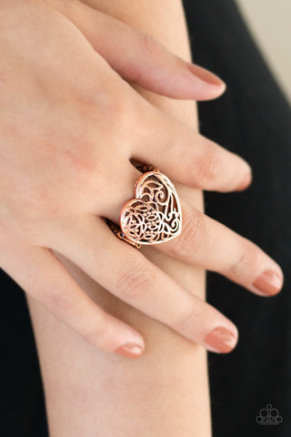 Meet Your MATCHMAKER Copper Paparazzi Ring