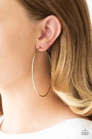 Meet Your Maker! Brass Paparazzi Earrings