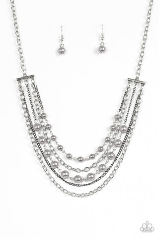 Metro Modest Silver Paparazzi Necklace