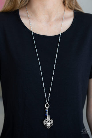 Mom Hustle Blue Paparazzi Necklace