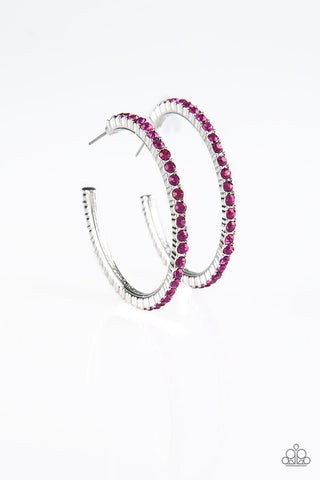 Must Be the Money Pink Paparazzi Earrings