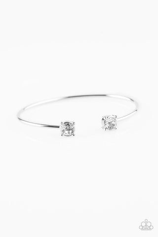 New Traditions White Paparazzi Bracelet