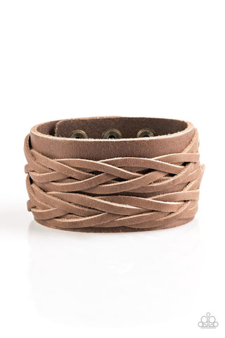 No Mercy Brown Paparazzi Bracelet