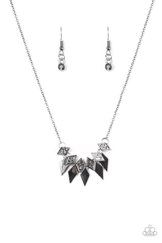 Over the Edge Black Paparazzi Necklace