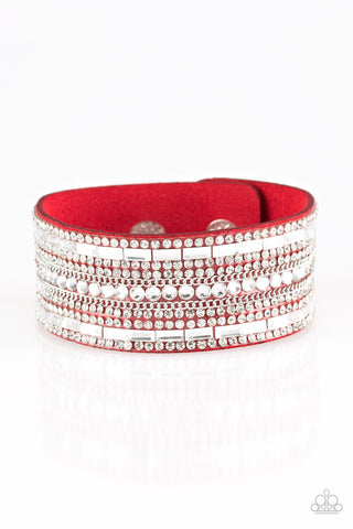 Rebel Radiance Red Paparazzi Bracelet