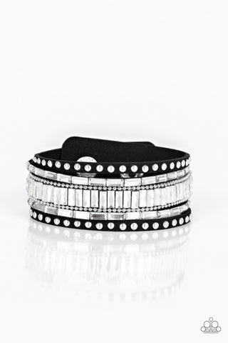 Rock Star Rocker Black Paparazzi Bracelet