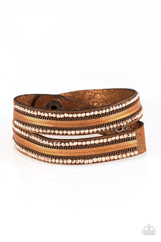 Rocker Rivalry Copper Paparazzi Bracelet