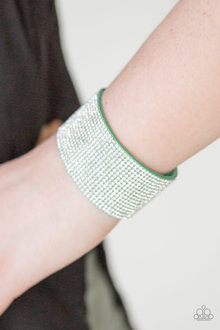 Roll with the Punches Green Paparazzi Bracelet