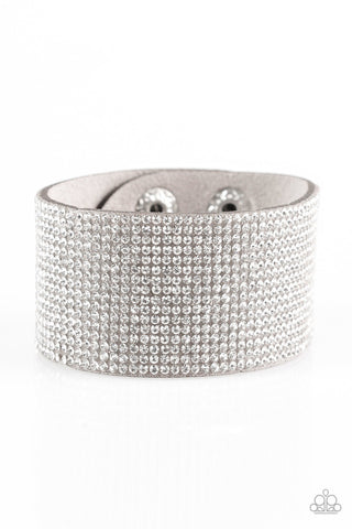 Roll with the Punches Silver Paparazzi Bracelet