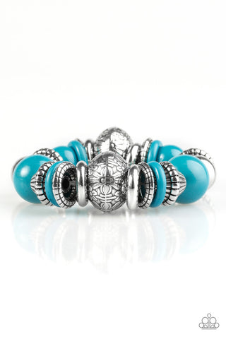 Seize the Season Blue Paparazzi Bracelet