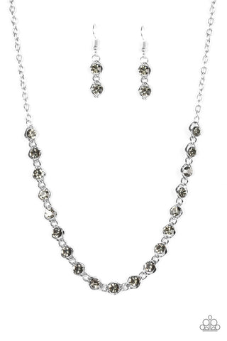 She's a GLAM-eater Silver Paparazzi Necklace