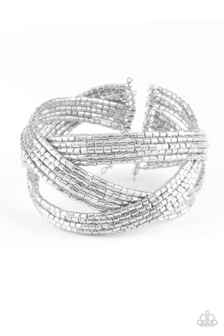 Shooting Stars Silver Paparazzi Bracelet