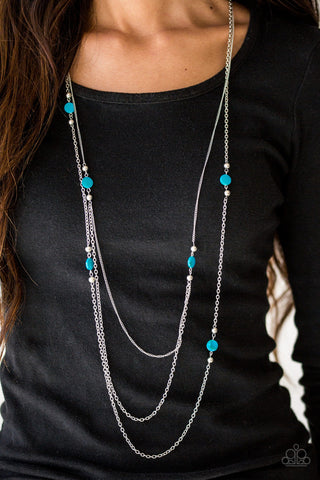 So SHORE of Yourself Blue Paparazzi Necklace