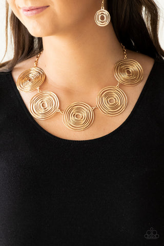 SOL-Mates Gold Paparazzi Necklace