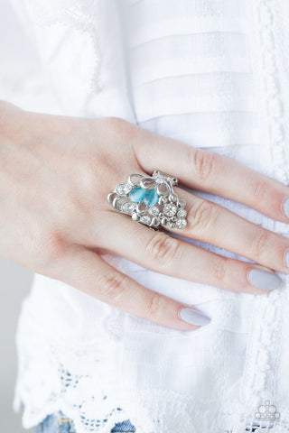 Sparkle Splash Blue Paparazzi Ring