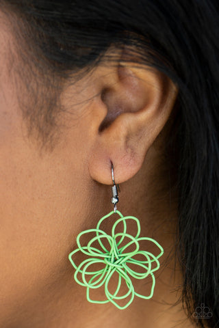 Springtime Serenity Green Paparazzi Earrings