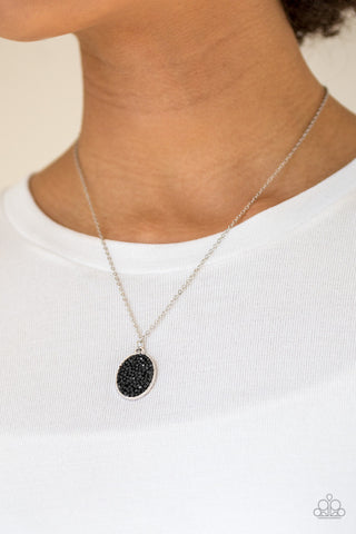 Star-Crossed Star Gazer Black Paparazzi Necklace