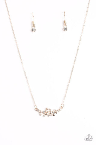 Star Gazing Shimmer Rose Gold Paparazzi Necklace