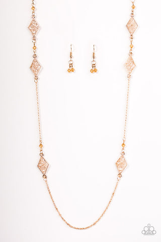 Starlight Carpet Ride Gold Paparazzi Necklace