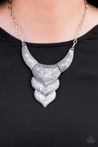 Texas Temptress Silver Paparazzi Necklace