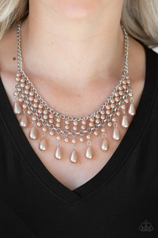 The Guest List Brown Paparazzi Necklace