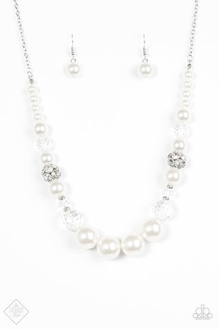 The Wedding Party White Paparazzi Necklace