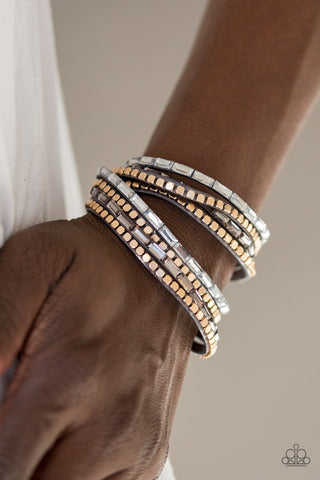 This Time with Attitude Silver Paparazzi Bracelet