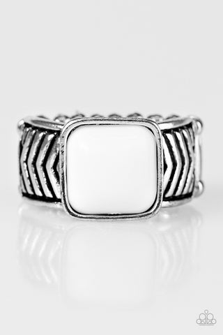 Tiger Trainer White Paparazzi Ring