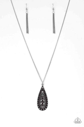 Tiki Tease Black Paparazzi Necklace