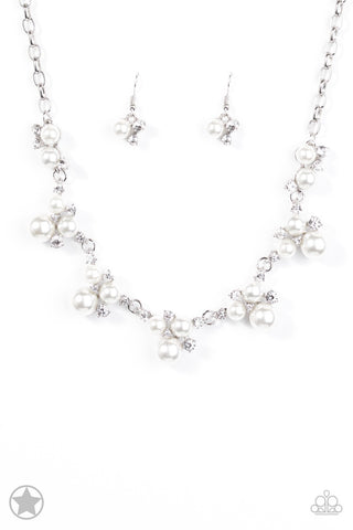 Toast to Perfection White Paparazzi Necklace