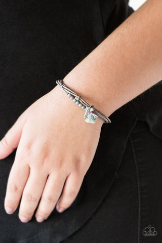 Trendsetting Technicolor Silver Paparazzi Bracelet