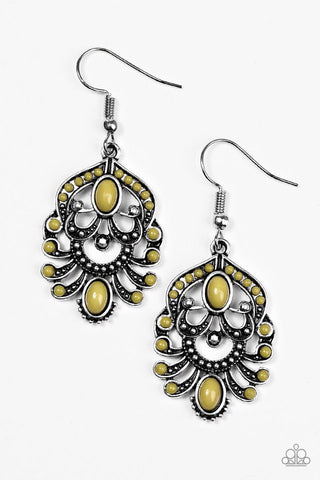 Tropical Tropicana Green Paparazzi Earrings