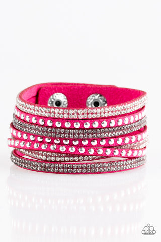 Victory Shine Pink Paparazzi Wrap Bracelet