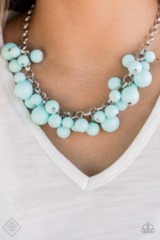 Walk this BROADWAY Blue Paparazzi Necklace