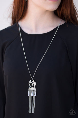 Western Wayward Silver Paparazzi Necklace