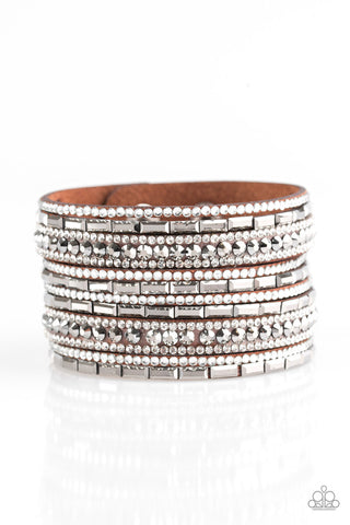 Wham Bam Glam Brown Paparazzi Bracelet