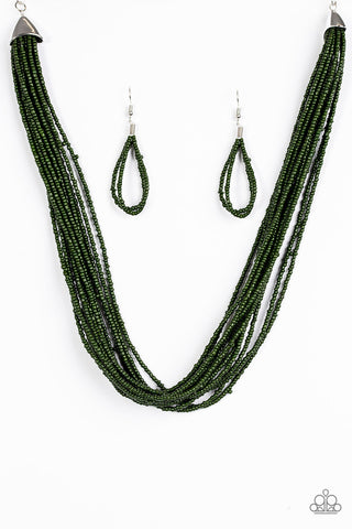 Wide Open Spaces Green Paparazzi Necklace
