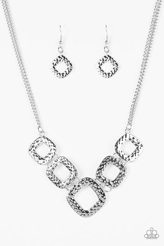 Wild Catch Silver Paparazzi Necklace