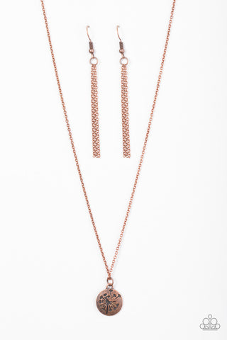 Wishful Wishes Copper Paparazzi Necklace